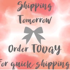 ☀️☀️Shipping tommorow!! Get your orders in ☀️☀️